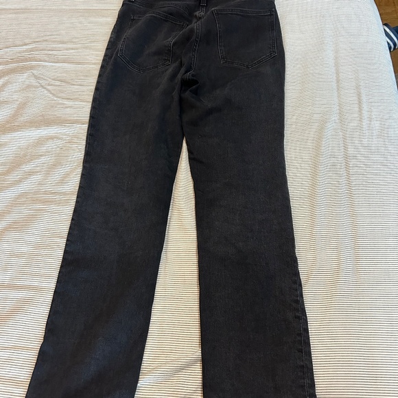 Denim Forum Black Straight Leg Jeans - Picture 4 of 4